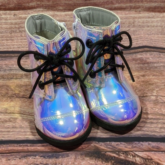 holographic boots for girls